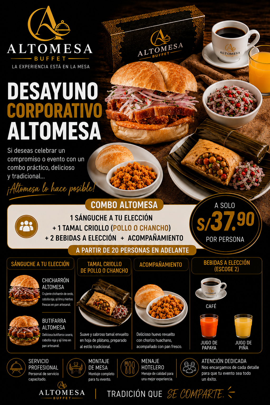 Desayuno Criollo Corporativo